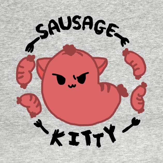 Sausage Kitty by LLamaKingdom